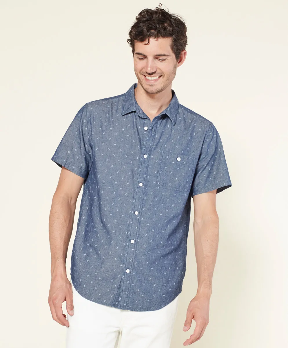 Walker S/S Chambray Shirt - Outerworn sold by Outerknown product image thumbnail 2