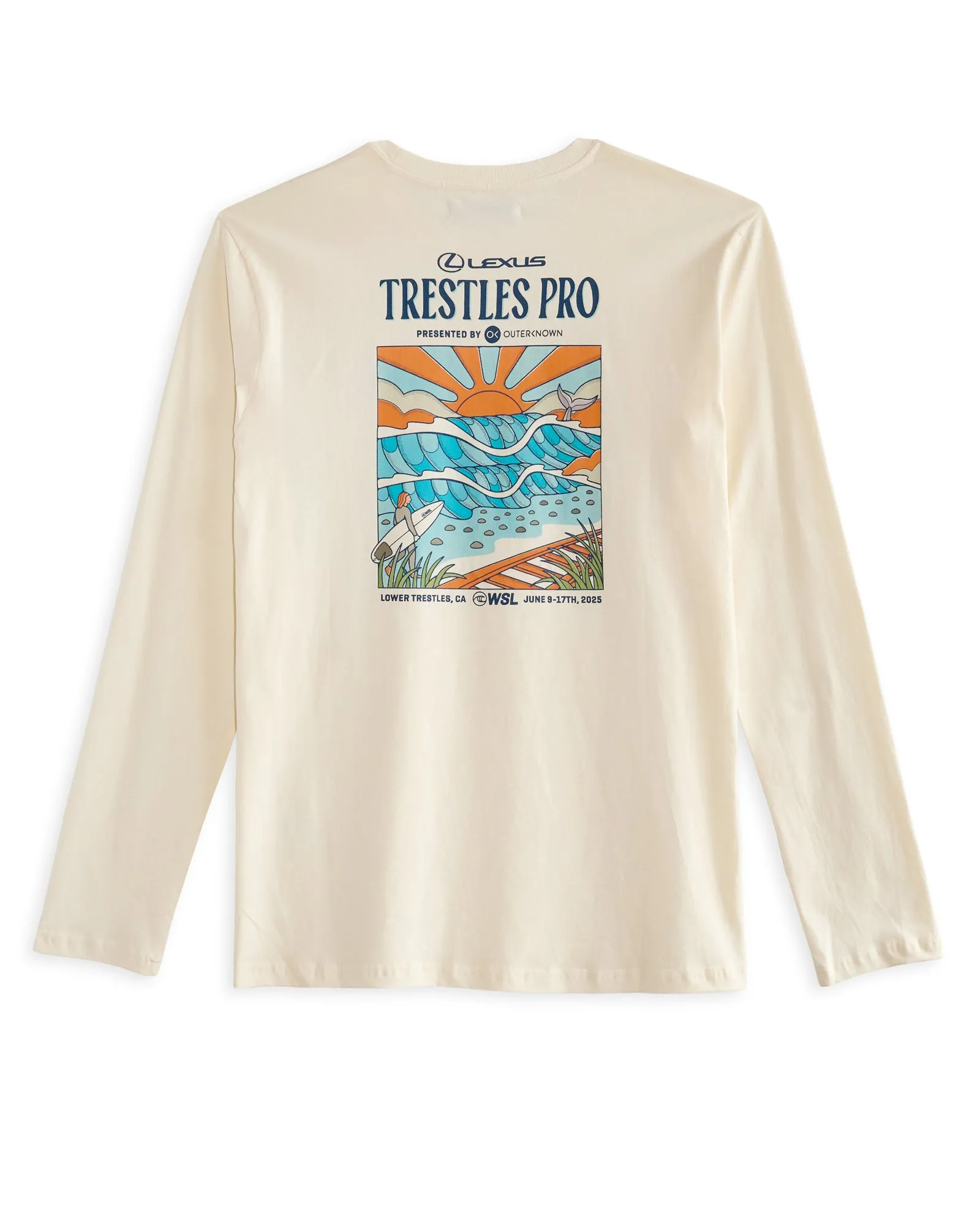 Outerknown Trestles Pro Unisex LS Tee - FINAL SALE sold by Outerknown product image thumbnail 2