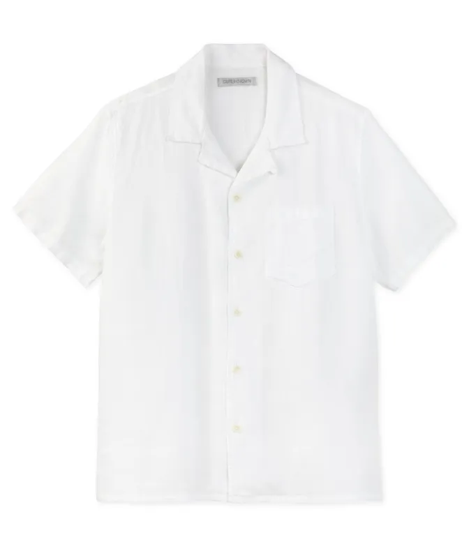 Linen S/S Camp Shirt - Outerworn sold by Outerknown