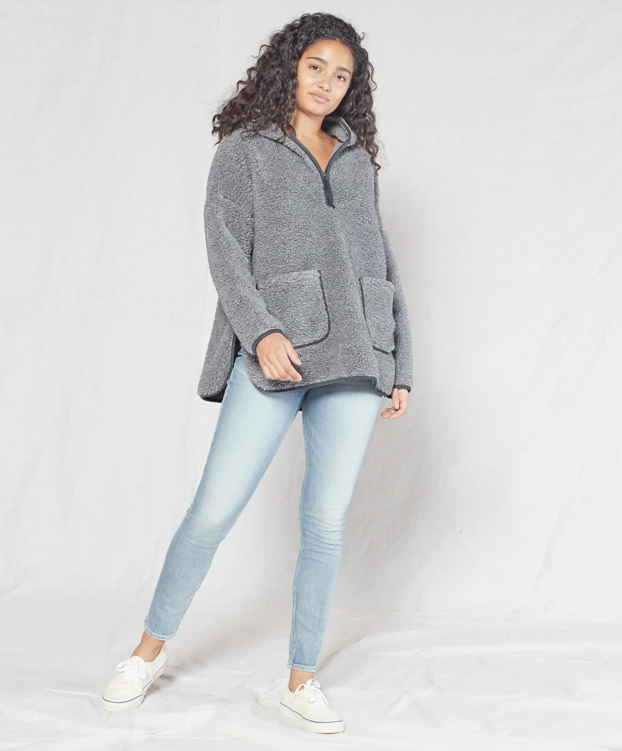 Seaside Sherpa Poncho - Outerworn sold by Outerknown product image thumbnail 3