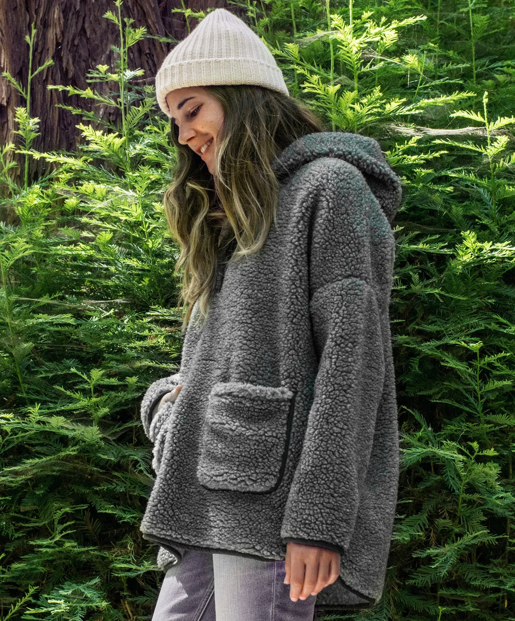 Seaside Sherpa Poncho - Outerworn sold by Outerknown product image thumbnail 5