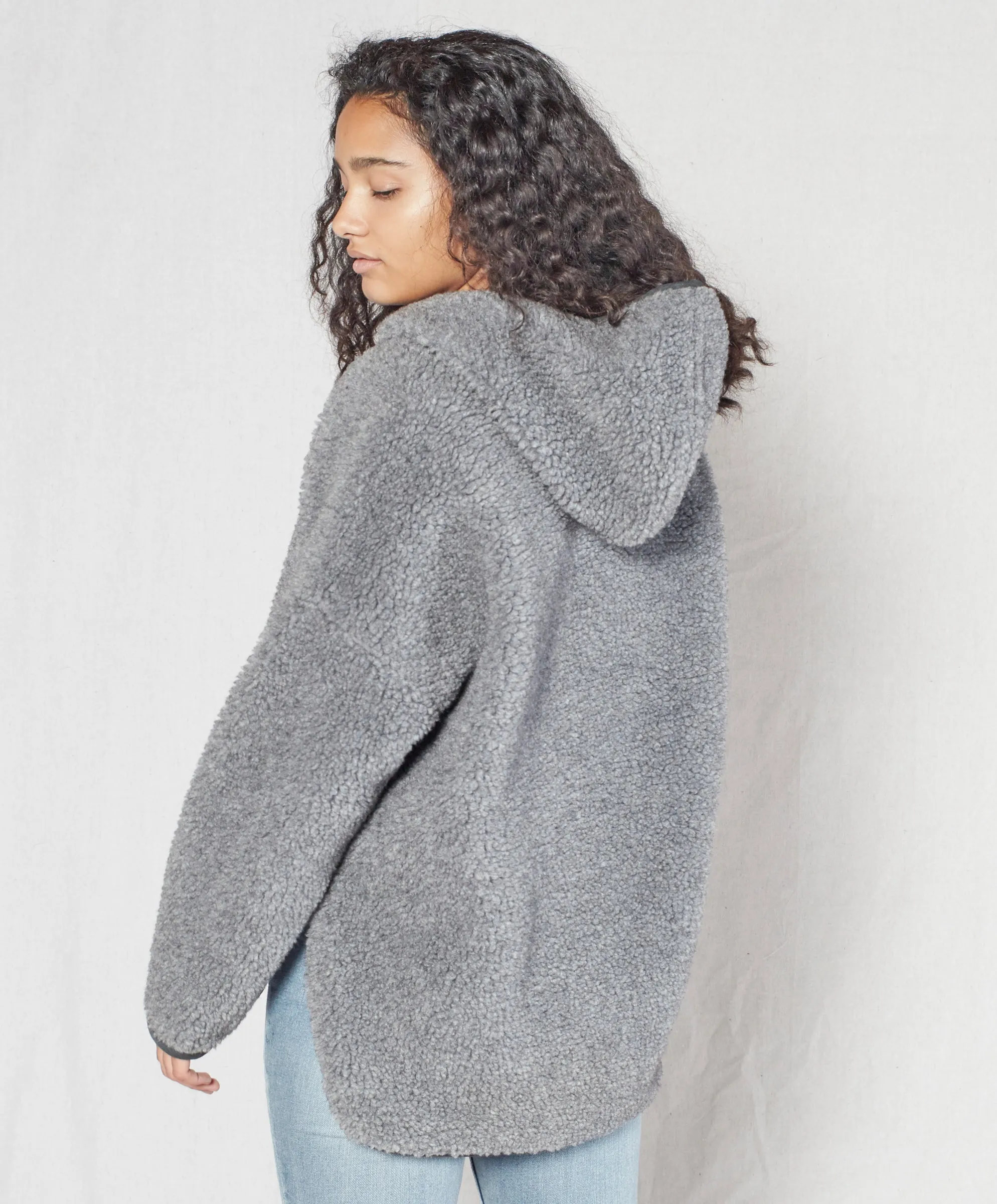 Seaside Sherpa Poncho - Outerworn sold by Outerknown product image thumbnail 2
