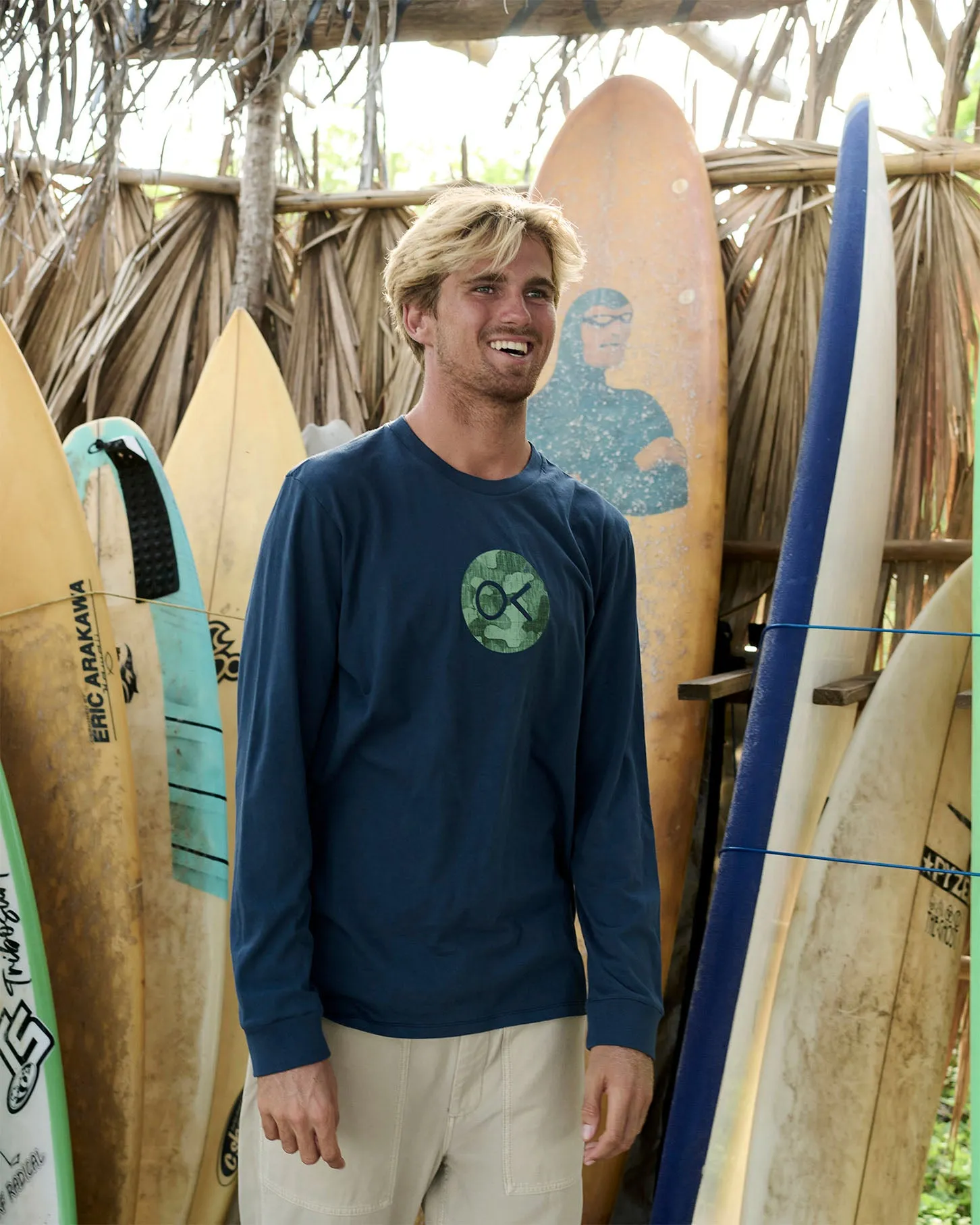 OK Pattern Dot L/S Tee - FINAL SALE sold by Outerknown product image thumbnail 3