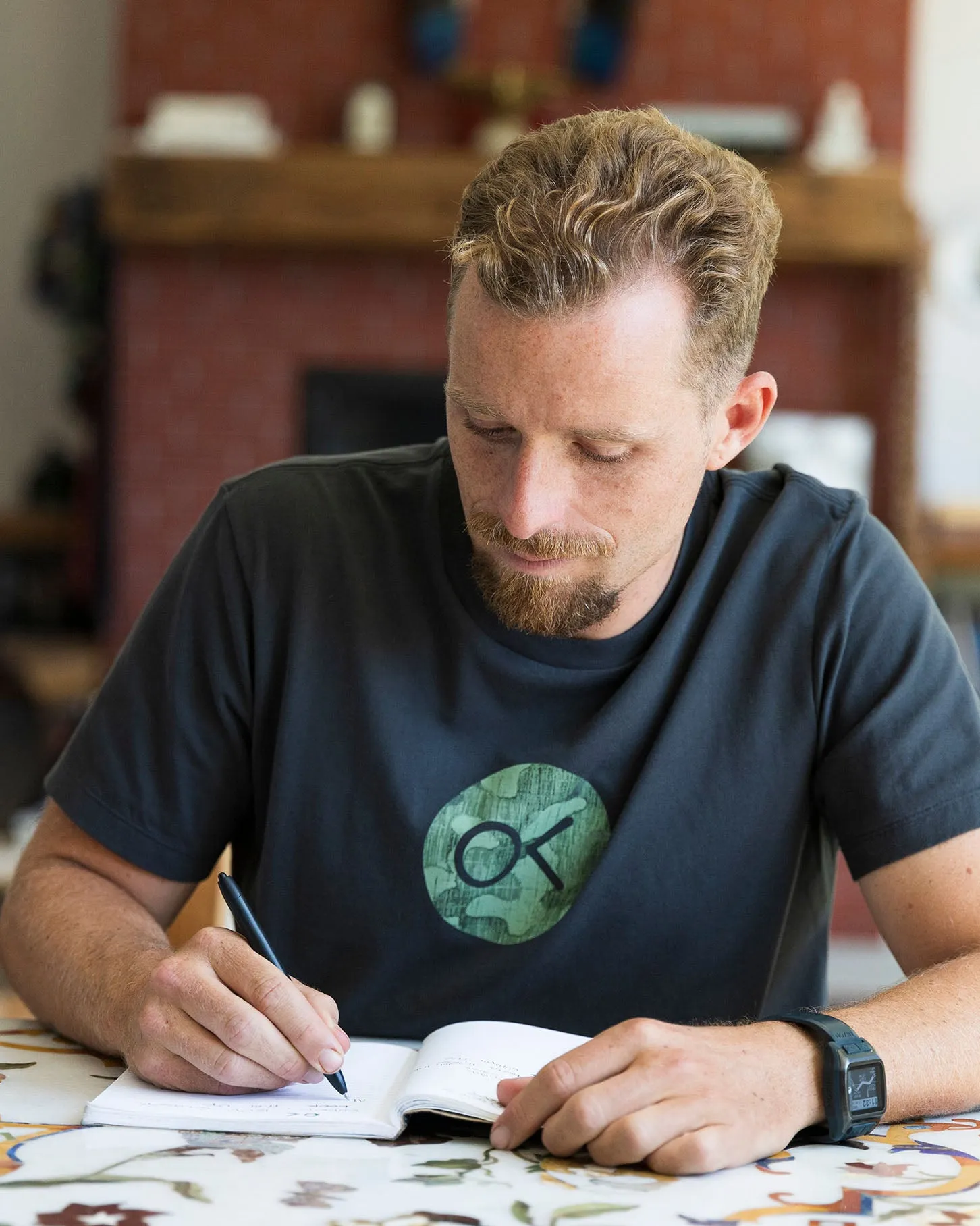 OK Pattern Dot Tee sold by Outerknown product image thumbnail 2