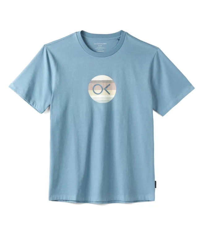 OK Pattern Dot Tee sold by Outerknown