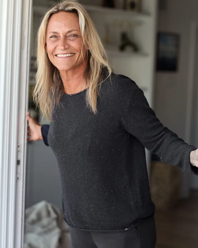 Crescent Knit Boatneck Top sold by Outerknown