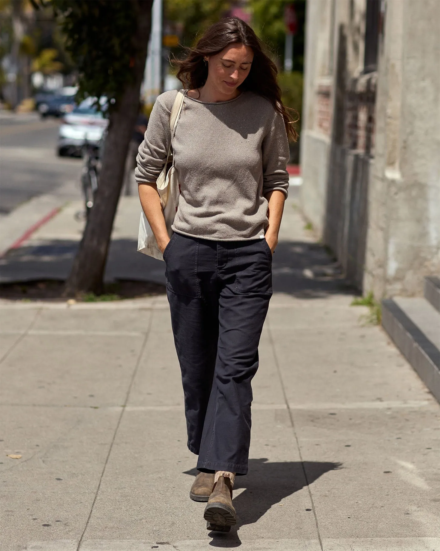 Crescent Knit Boatneck Top sold by Outerknown product image thumbnail 3