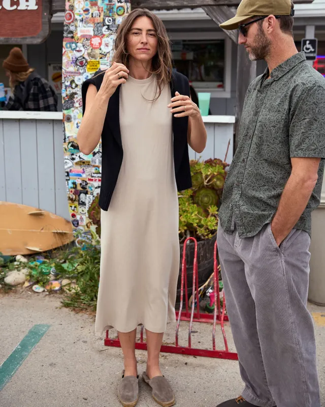 The Big Heavy Muscle Tee Dress sold by Outerknown