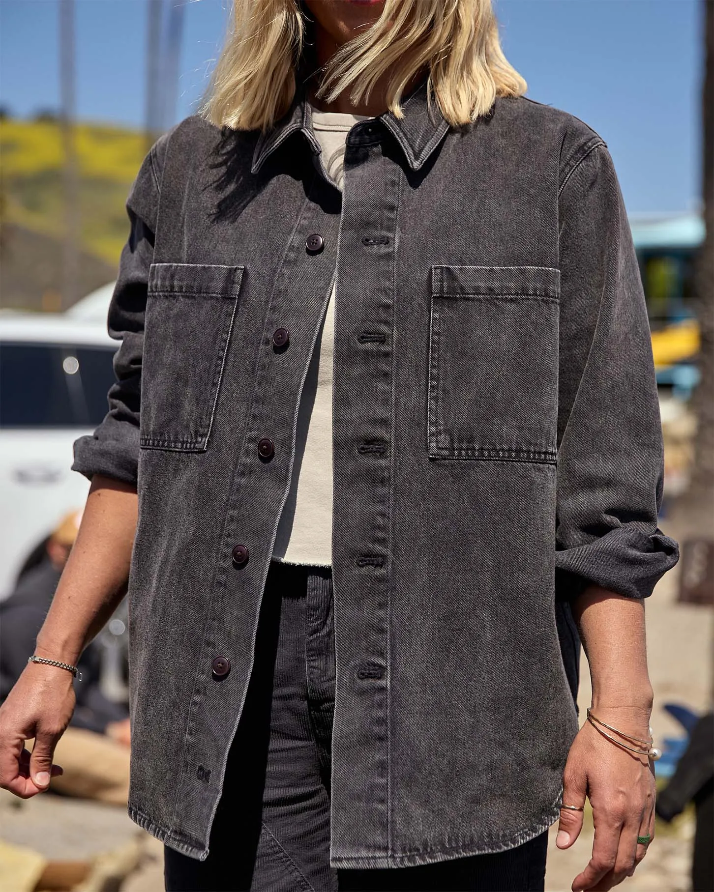 The Canyon Shacket sold by Outerknown