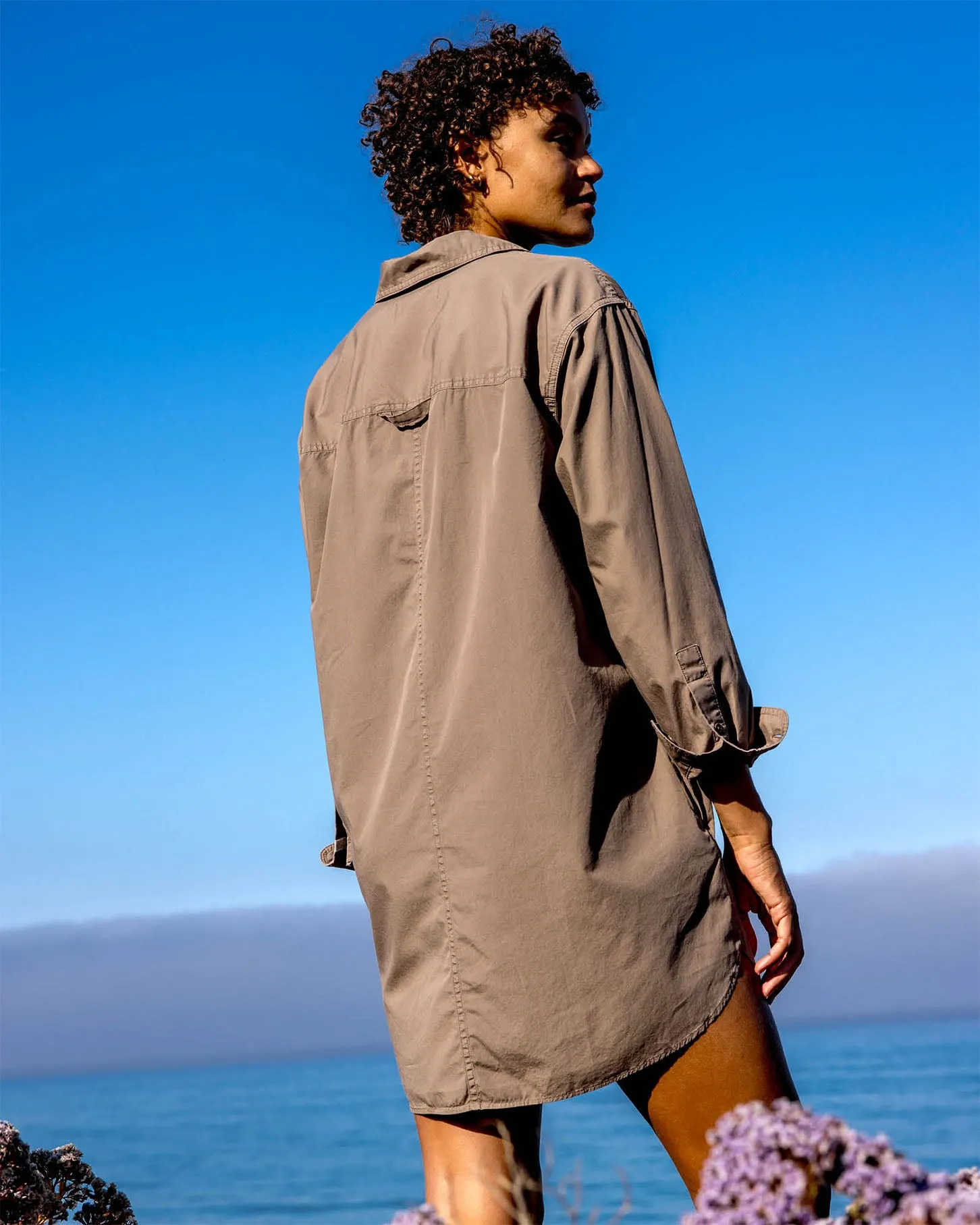 The Poplin Weekend Shirt Dress - FINAL SALE sold by Outerknown product image thumbnail 4