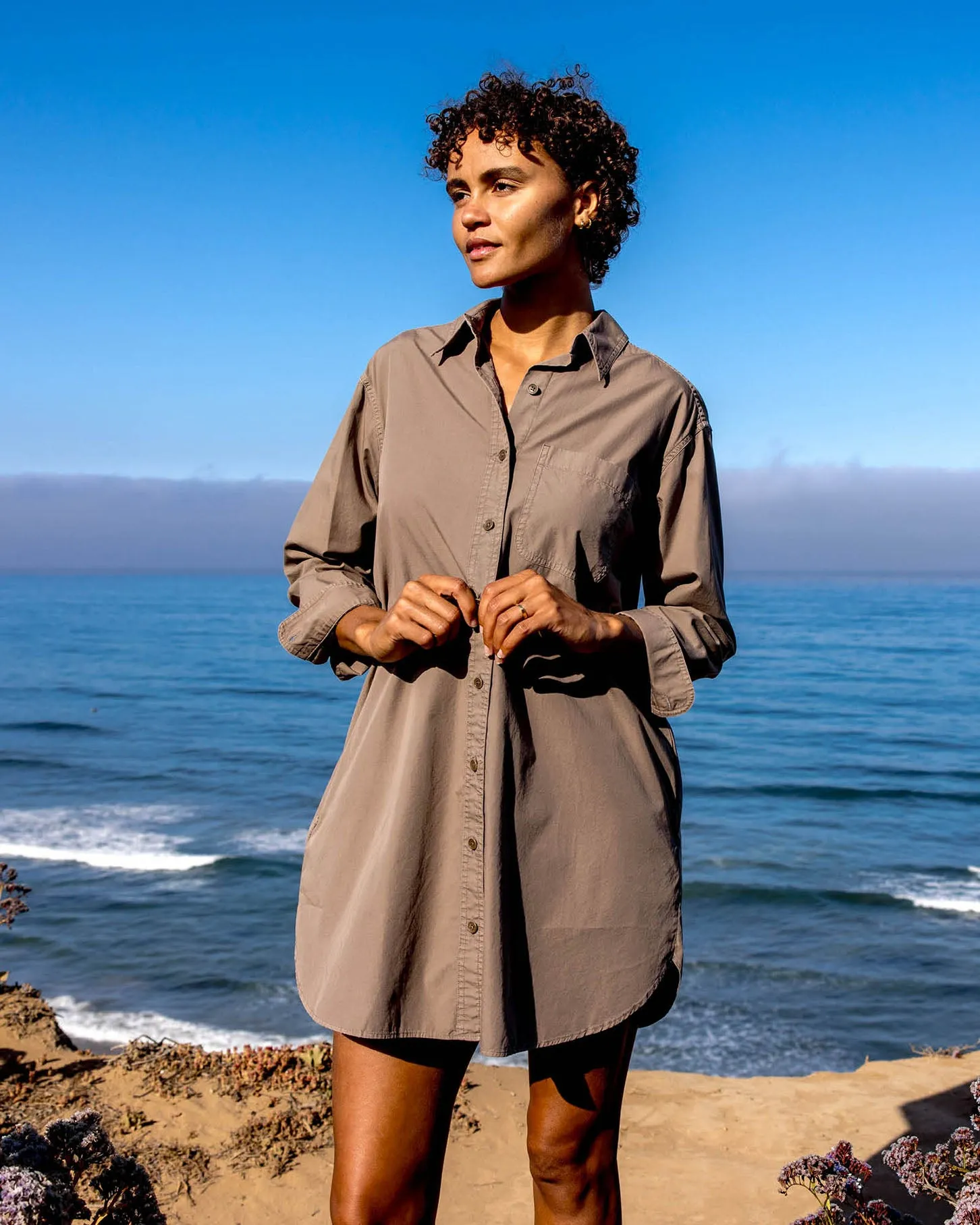 The Poplin Weekend Shirt Dress - FINAL SALE sold by Outerknown