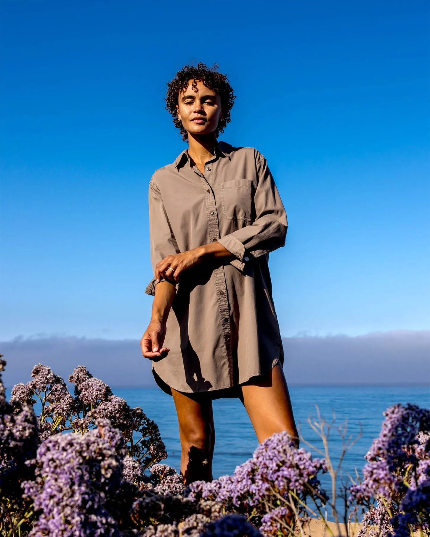 The Poplin Weekend Shirt Dress - FINAL SALE sold by Outerknown product image thumbnail 2