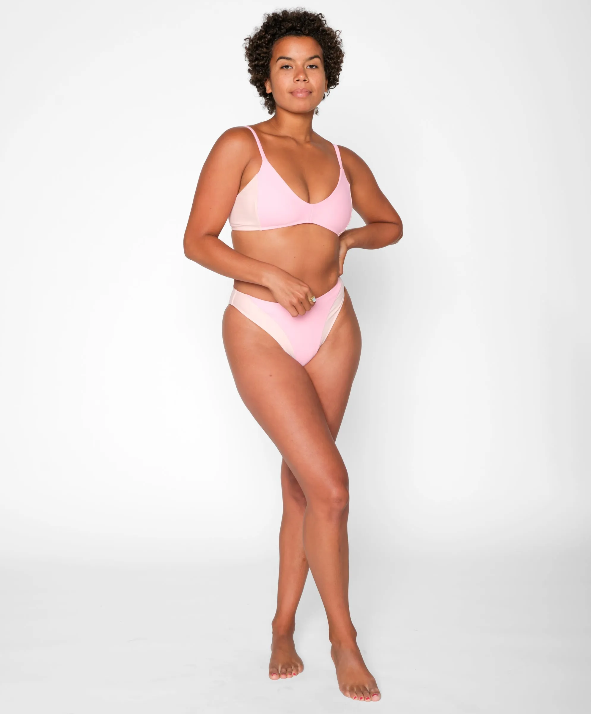 Vega Bikini Top Pink - Outerworn sold by Outerknown product image thumbnail 3