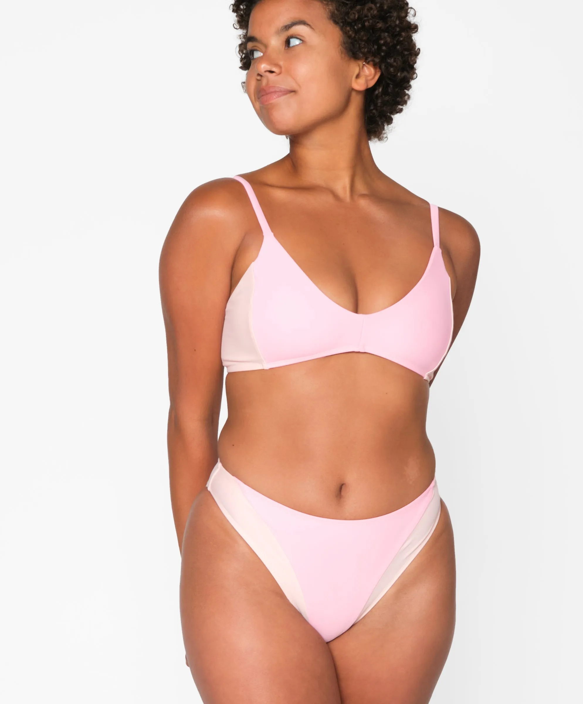 Vega Bikini Top Pink - Outerworn sold by Outerknown
