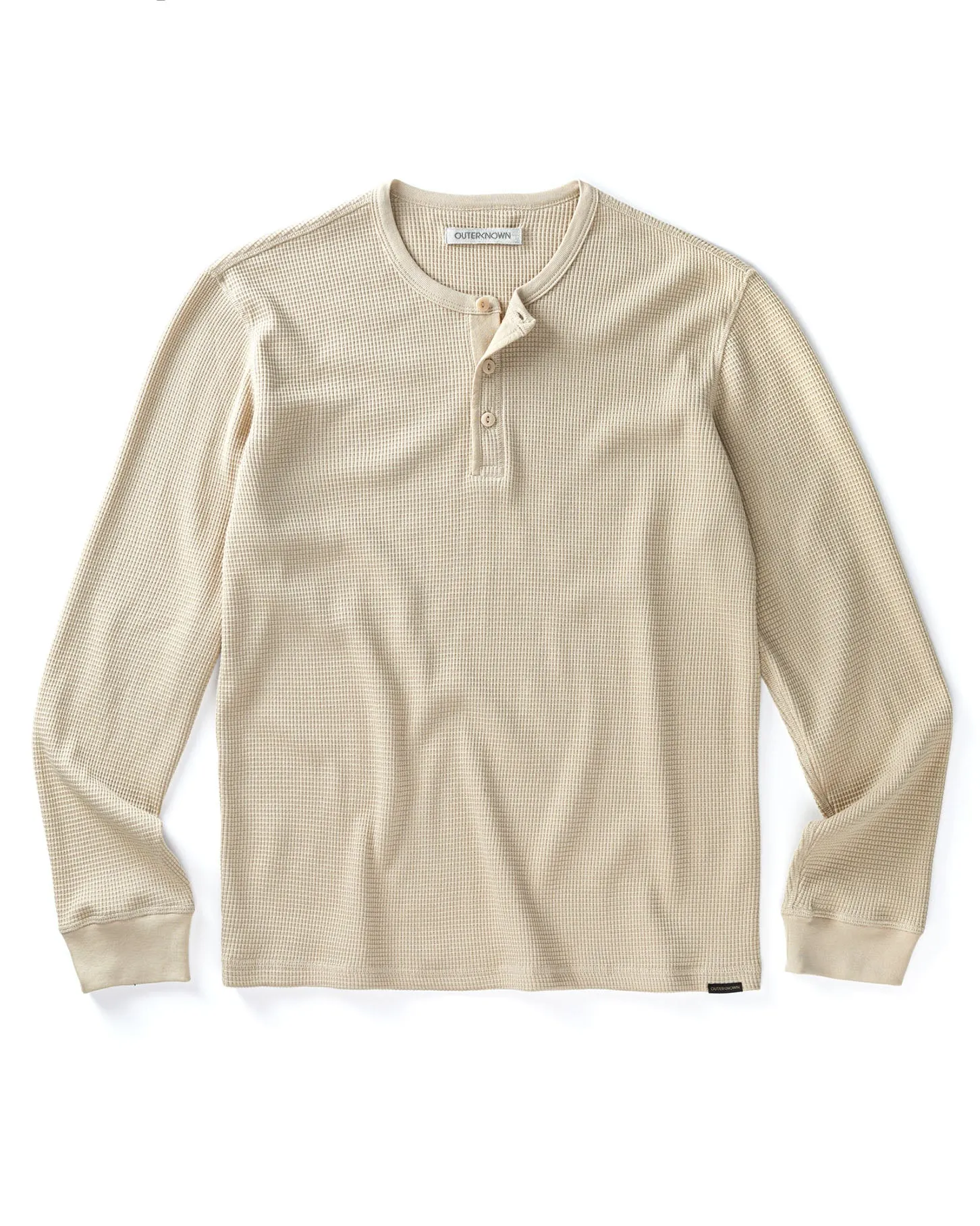 Maritime Waffle Henley sold by Outerknown