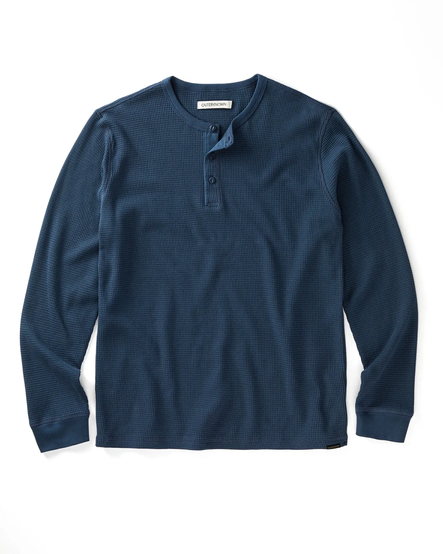 Maritime Waffle Henley sold by Outerknown