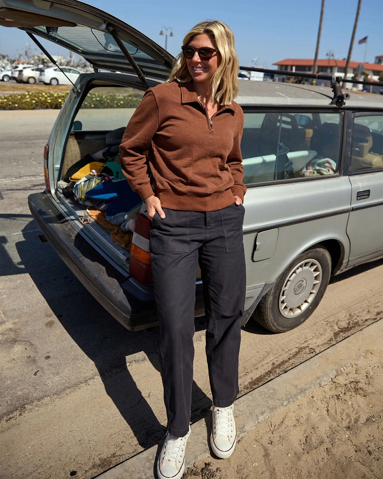 The Women's Sur Half Zip sold by Outerknown product image thumbnail 4
