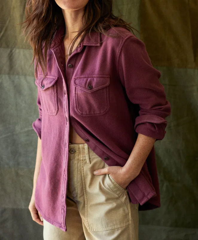 Women's Chroma Blanket Shirt - Plum / XS/S - Outerworn sold by Outerknown