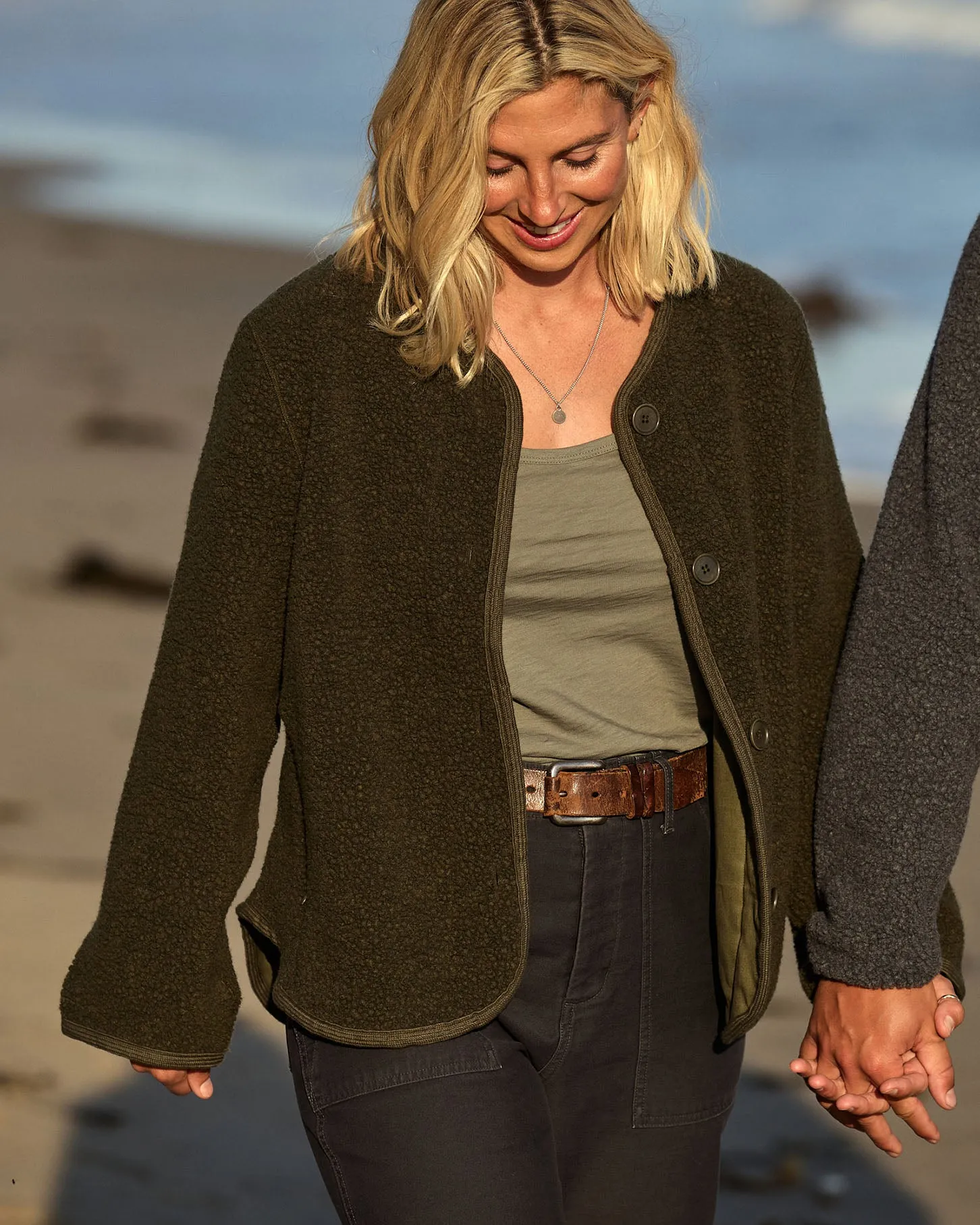 The Woolaroo Cocoon Jacket sold by Outerknown