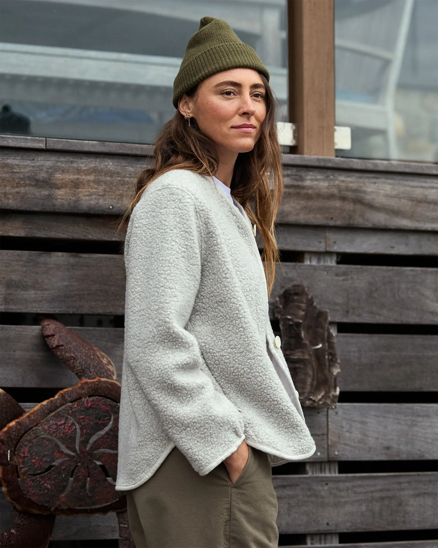 The Woolaroo Cocoon Jacket sold by Outerknown product image thumbnail 3