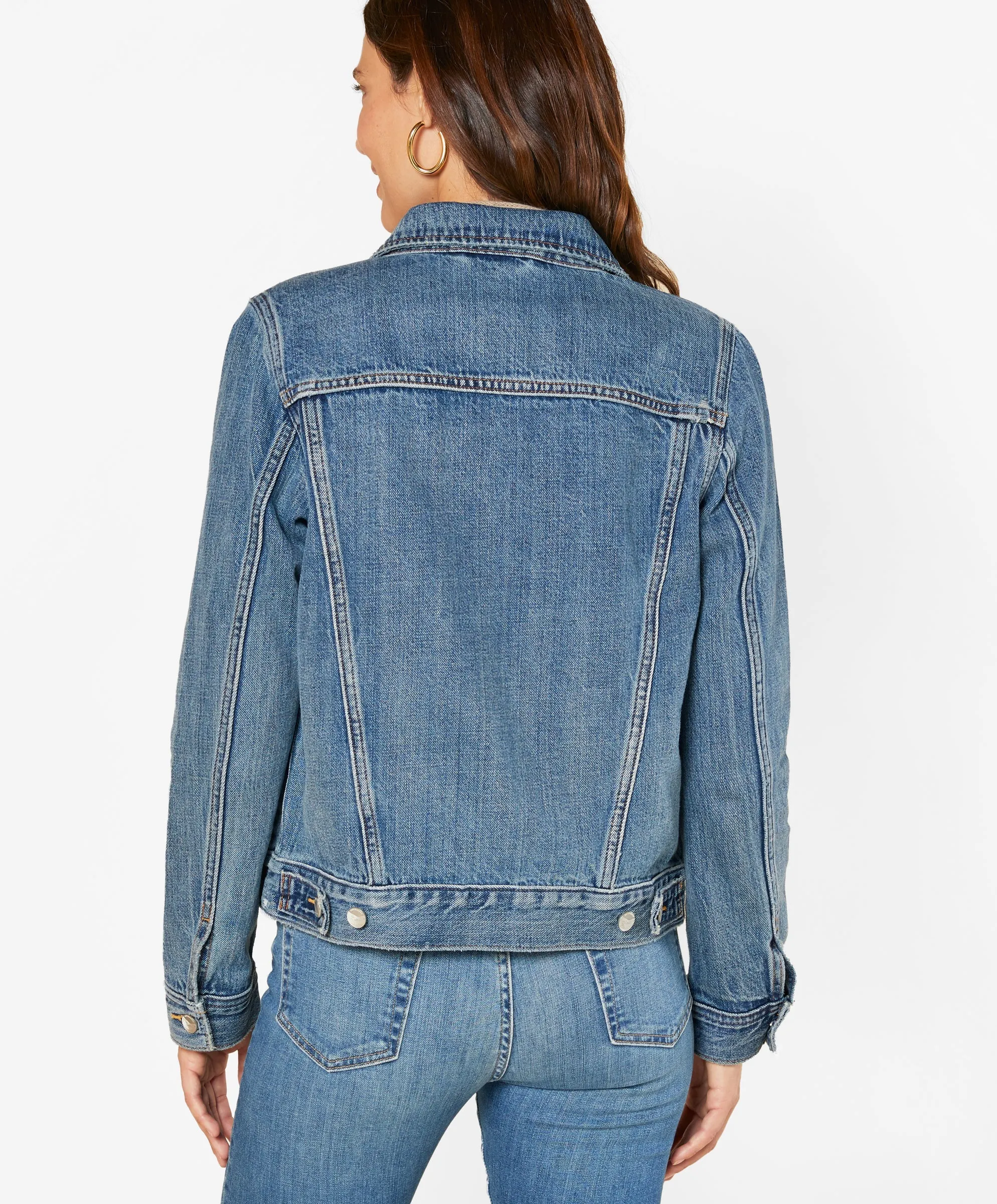 Women's Peacenik Denim Trucker - Outerworn sold by Outerknown product image thumbnail 4