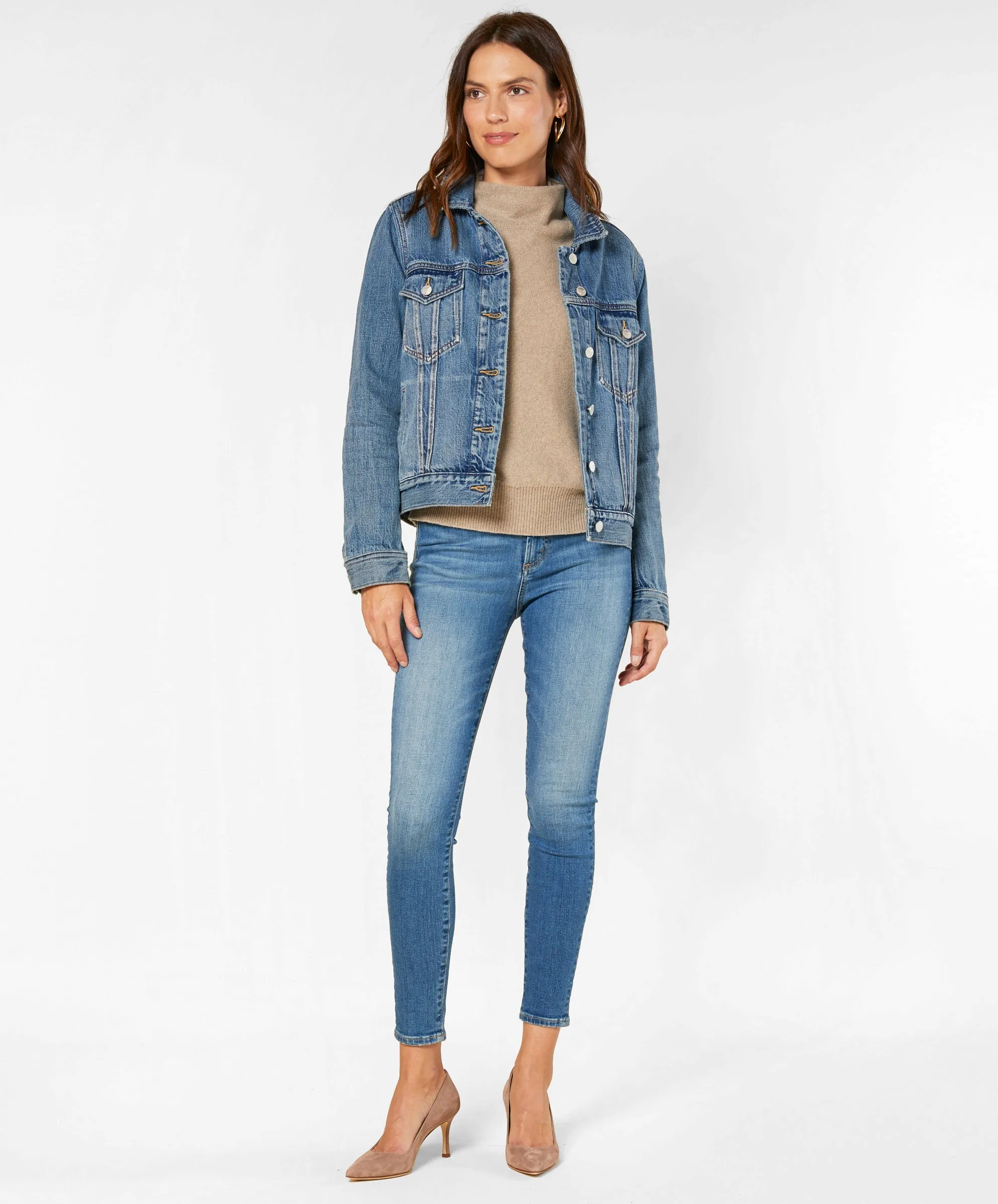 Women's Peacenik Denim Trucker - Outerworn sold by Outerknown product image thumbnail 2