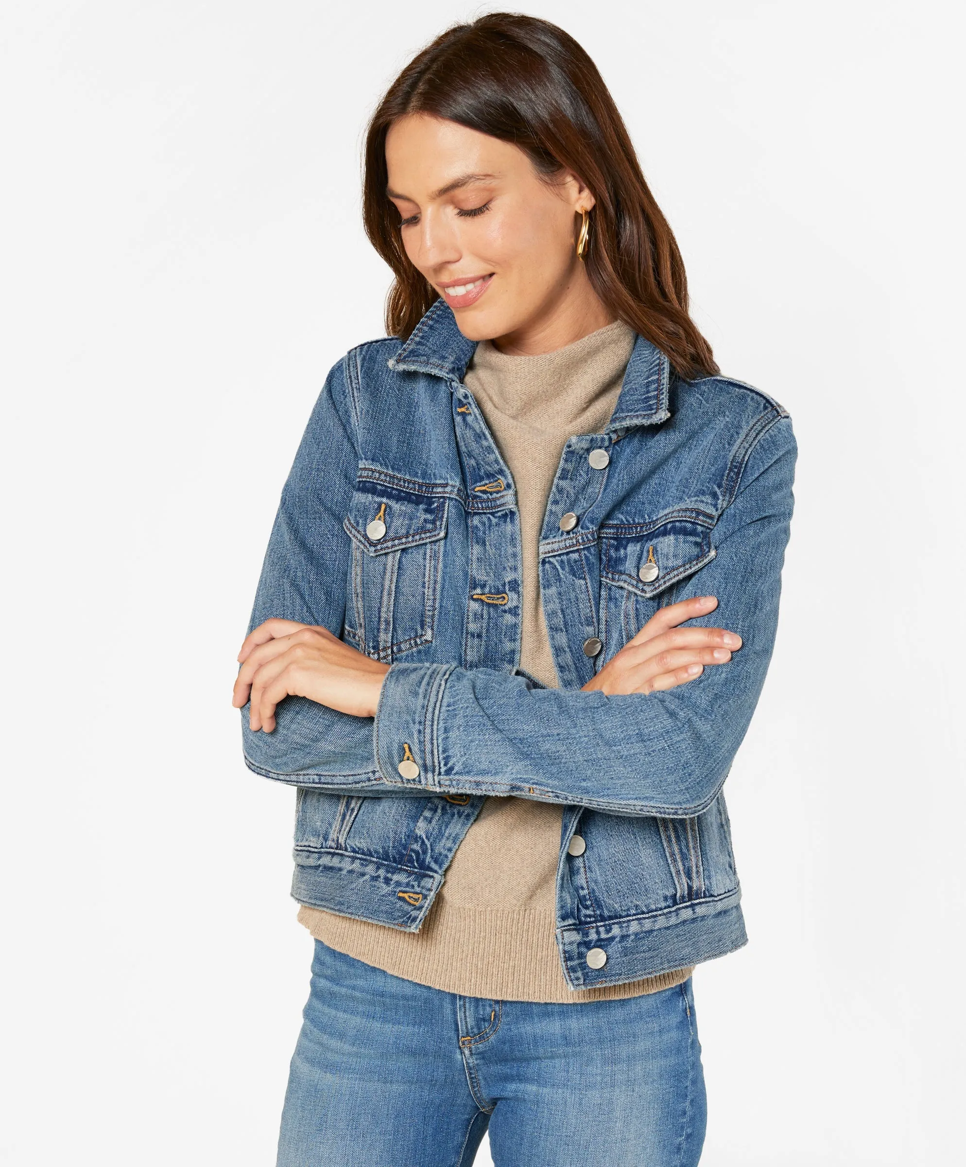 Women's Peacenik Denim Trucker - Outerworn sold by Outerknown product image thumbnail 3