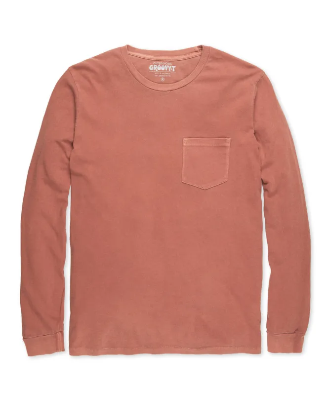 Groovy L/S Pocket Tee - Outerworn sold by Outerknown