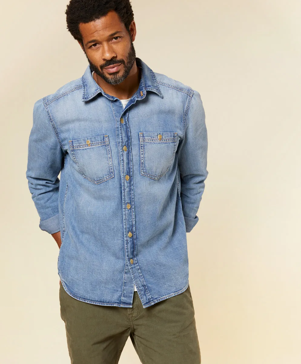 Wyatt Denim Shirt - Outerworn sold by Outerknown product image thumbnail 2
