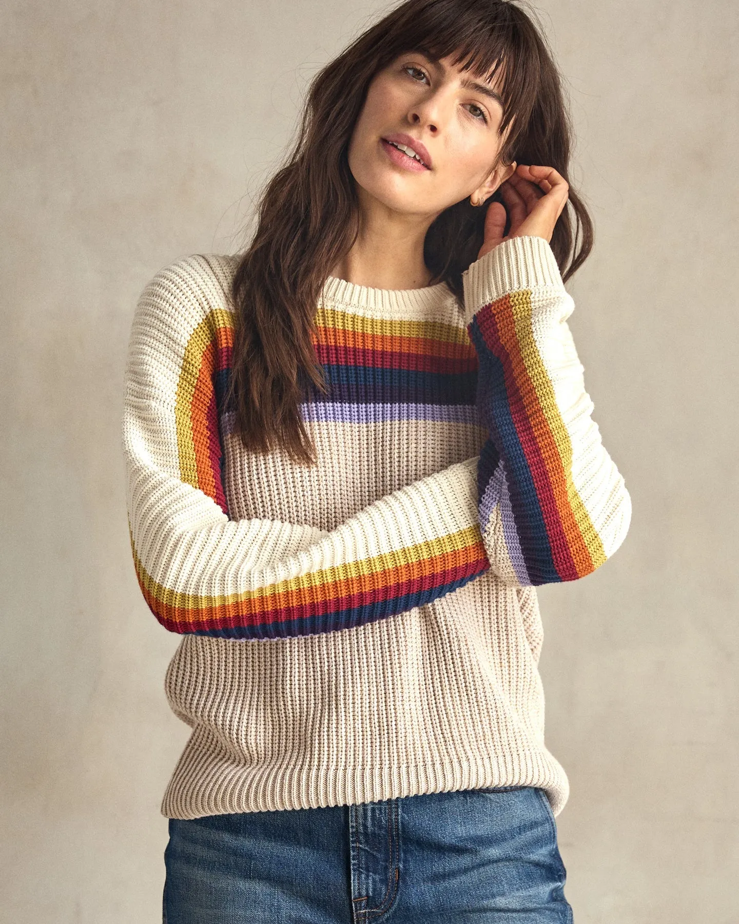 Nostalgic Rainbow Sweater - Outerworn sold by Outerknown product image thumbnail 5