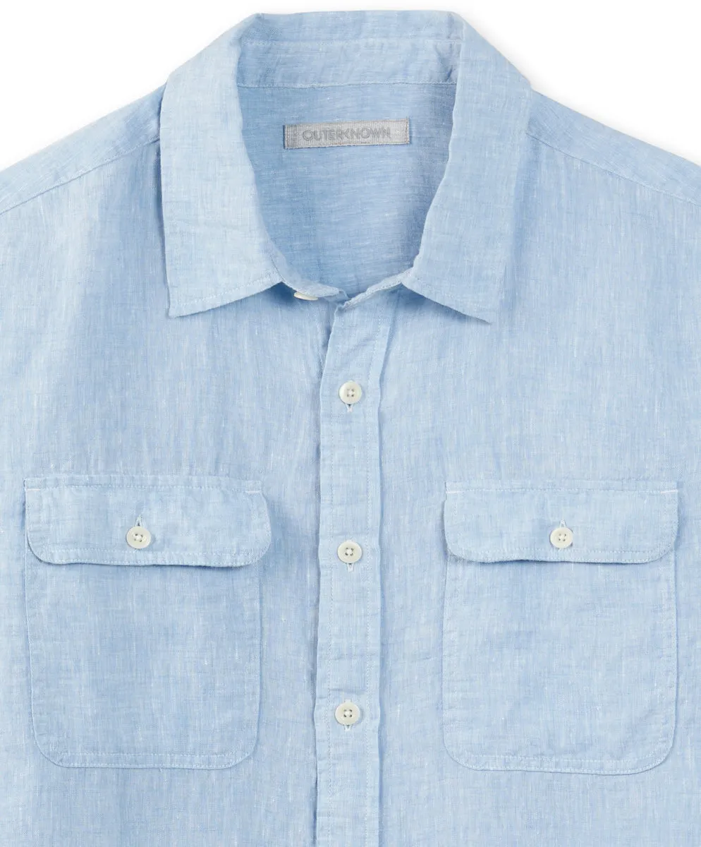 Windward Linen Shirt - Outerworn sold by Outerknown product image thumbnail 4