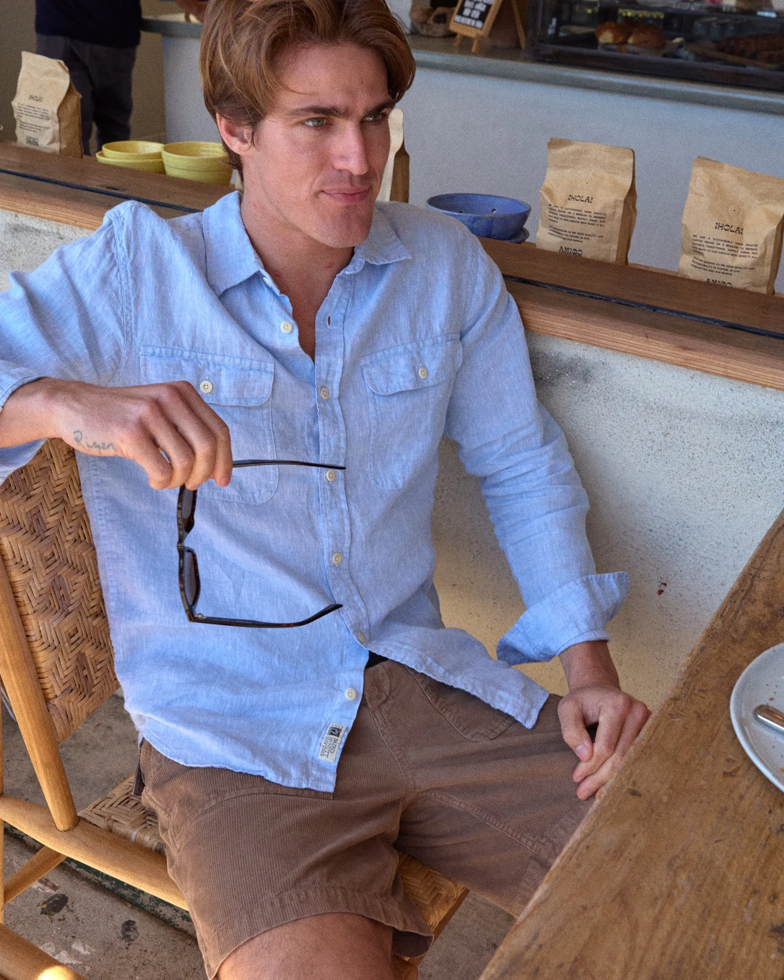 Windward Linen Shirt - Outerworn sold by Outerknown product image thumbnail 2