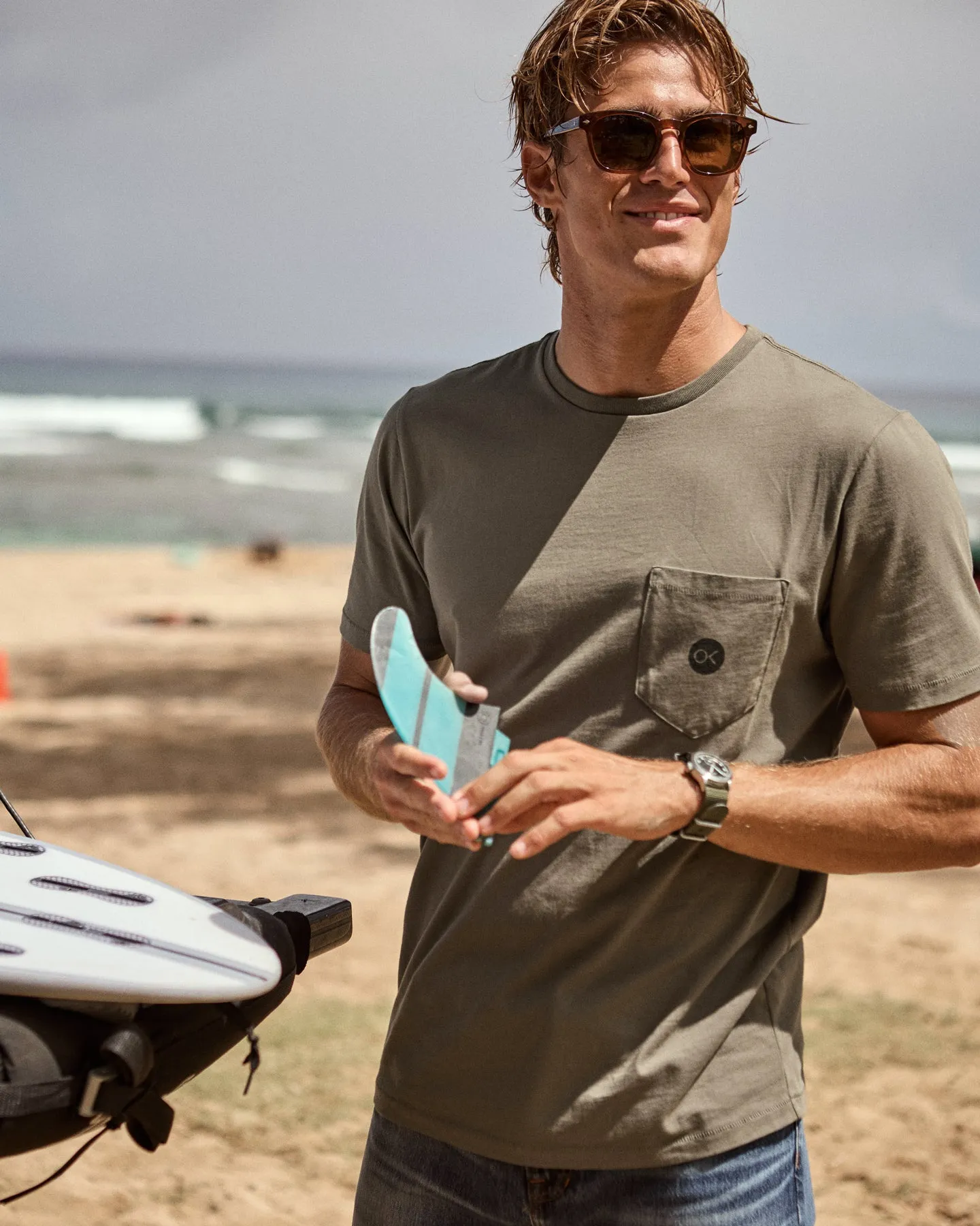 OK Dot Pocket Tee - Outerworn sold by Outerknown product image thumbnail 3