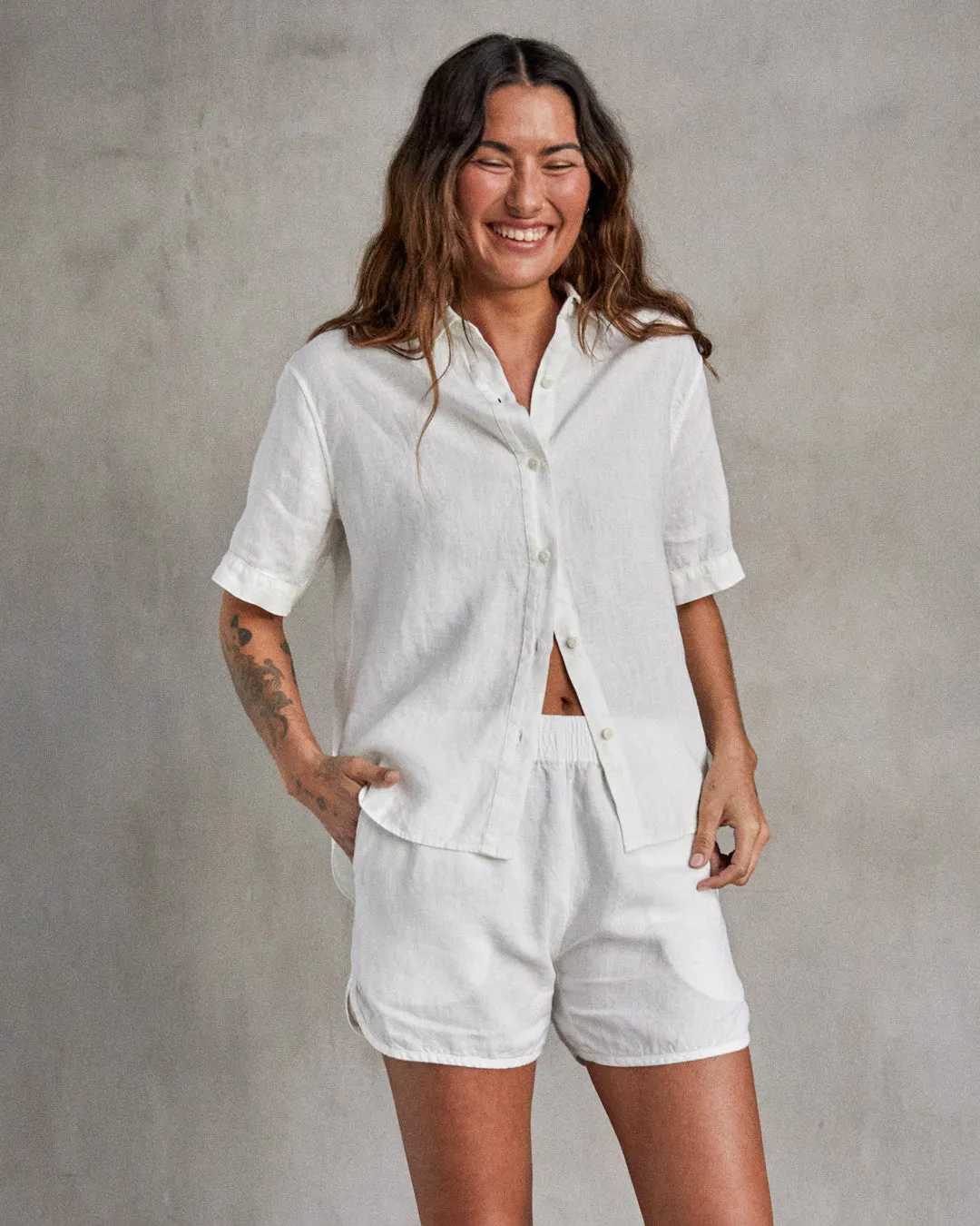 Laurel Linen Shirt - SALE - Outerworn sold by Outerknown