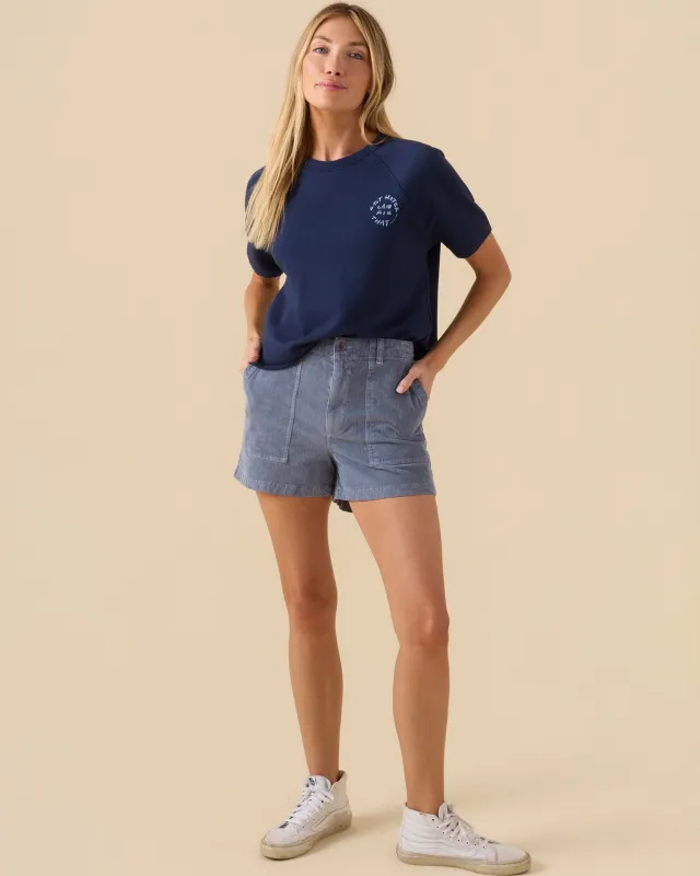 Women's Seventyseven Cord Shorts made by Outerknown