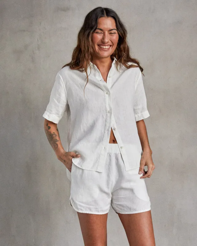 Laurel Linen Shirt - Outerworn made by Outerknown