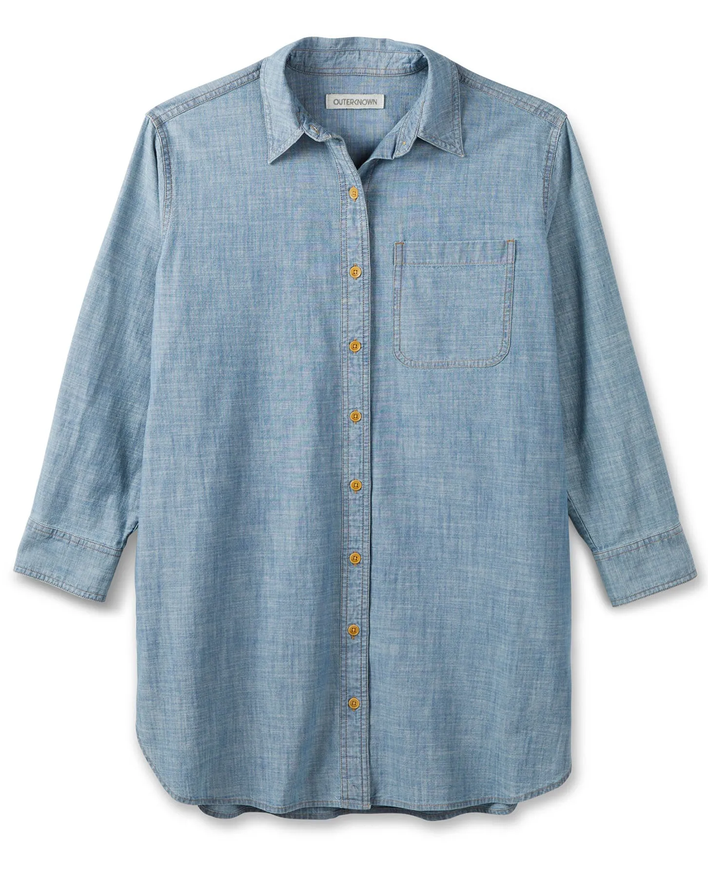 The Chambray Weekend Shirt Dress - Outerworn sold by Outerknown product image thumbnail 4
