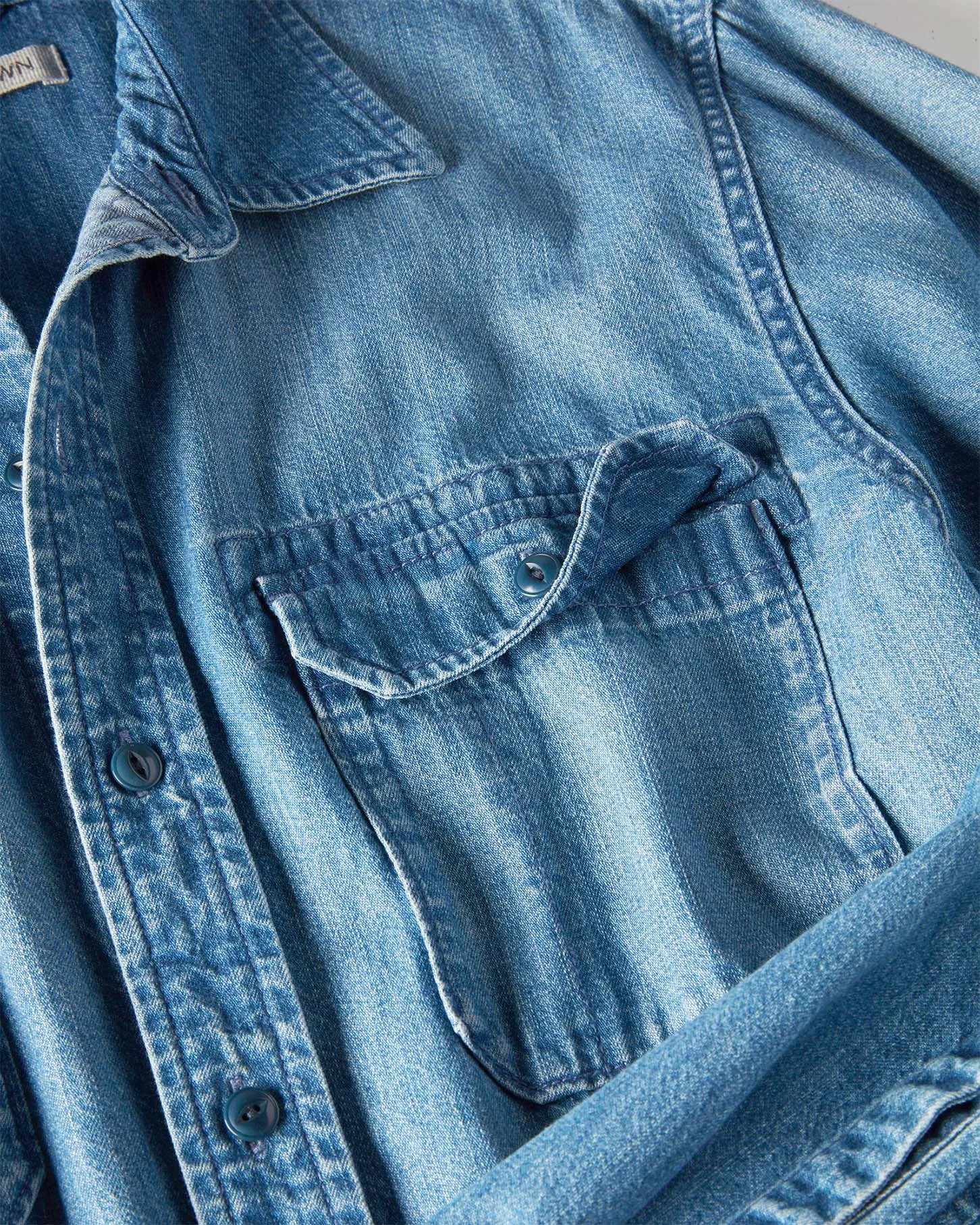 Denim Utilitarian Shirt - Outerworn sold by Outerknown product image thumbnail 3