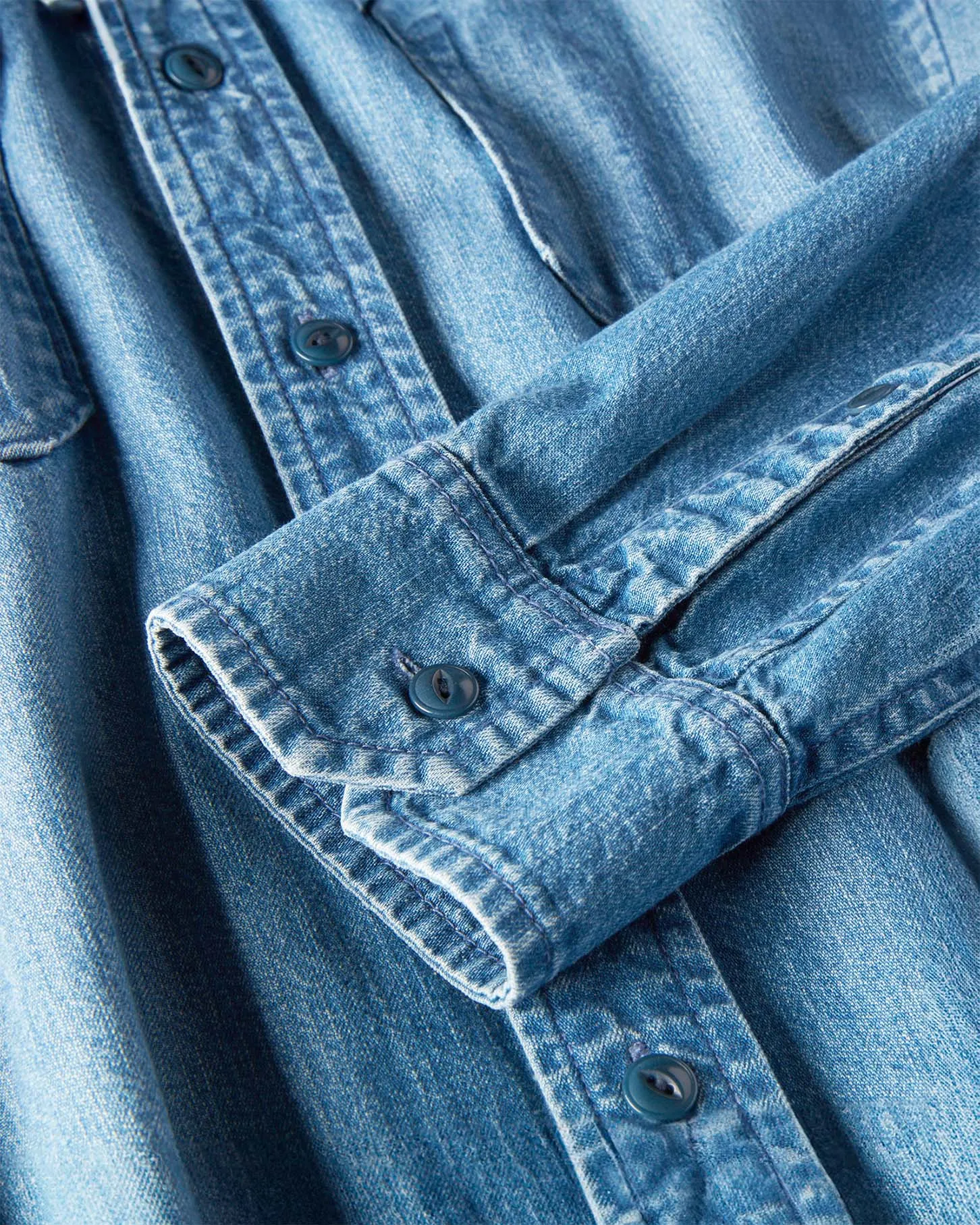Denim Utilitarian Shirt - Outerworn sold by Outerknown product image thumbnail 4