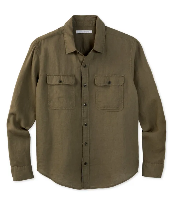 Windward Linen Shirt - Outerworn made by Outerknown