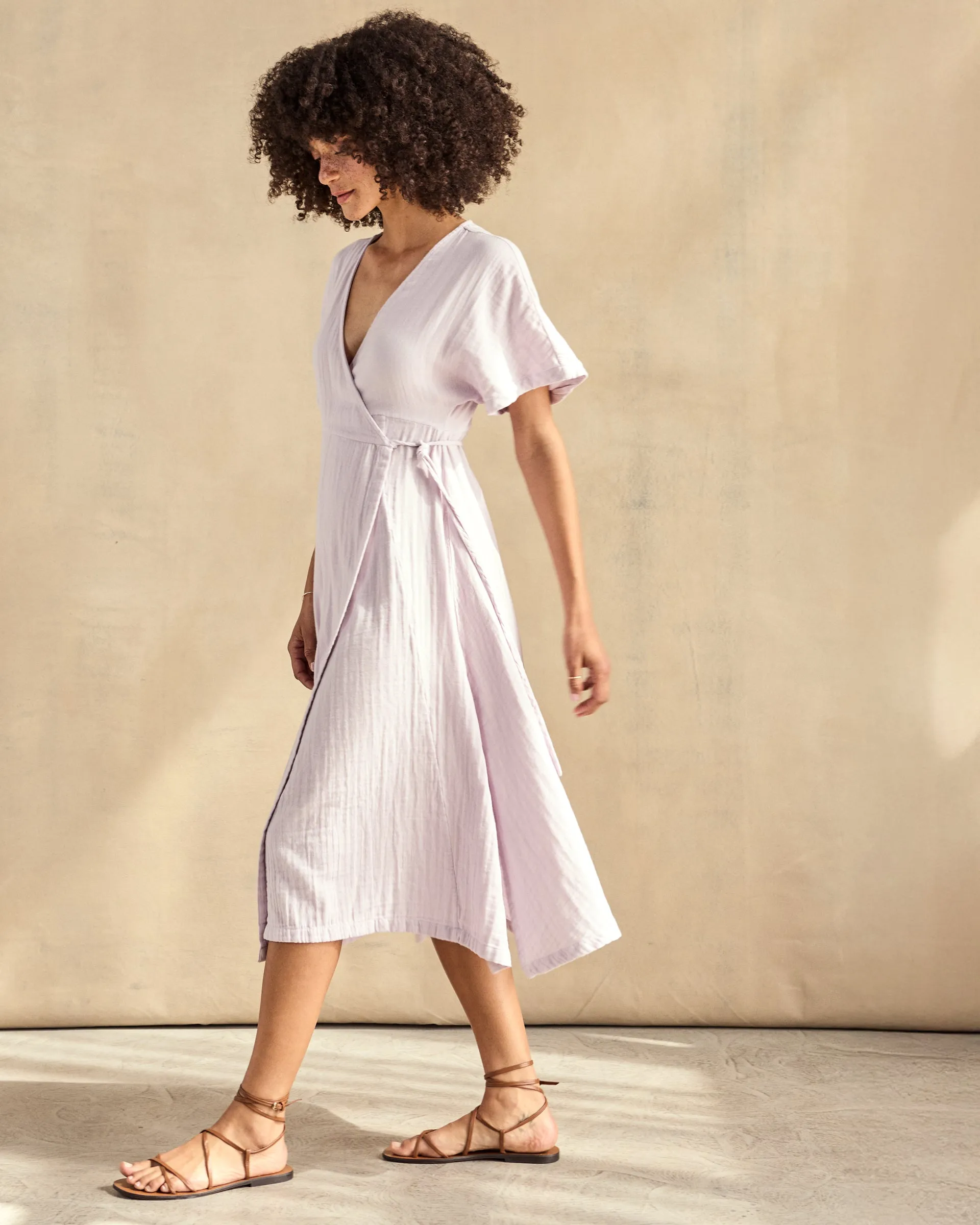 Luna Wrap Dress - Outerworn sold by Outerknown product image thumbnail 3