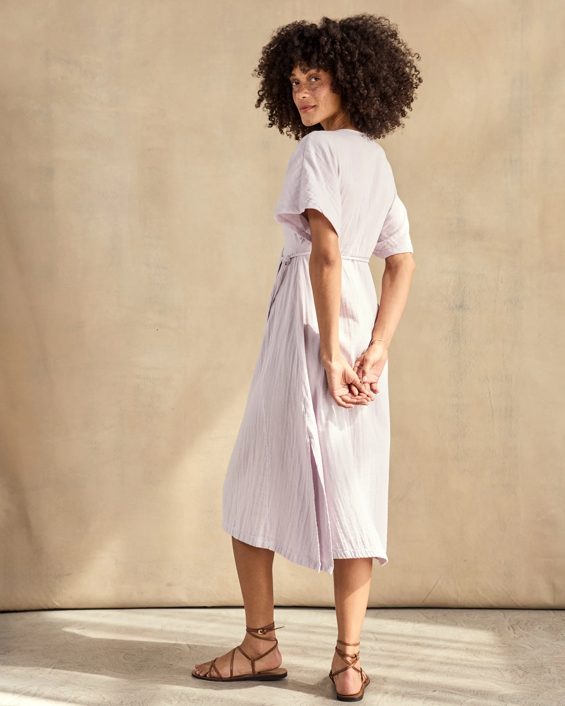Luna Wrap Dress - Outerworn sold by Outerknown product image thumbnail 4