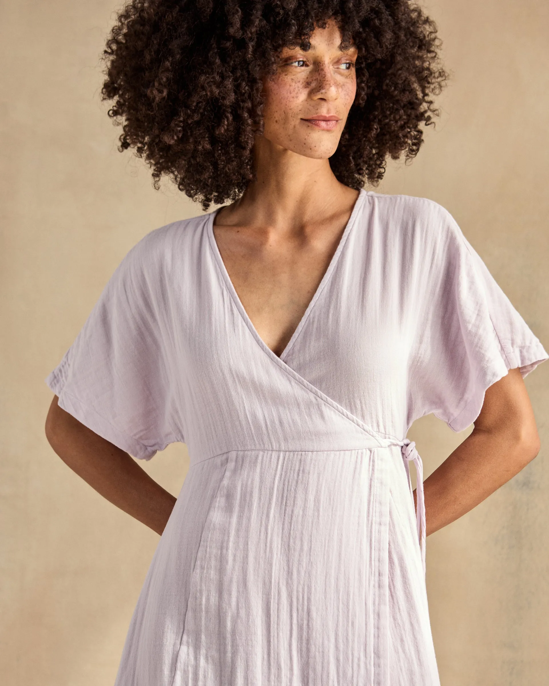 Luna Wrap Dress - Outerworn sold by Outerknown product image thumbnail 2