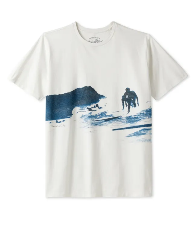Tom Blake X Outerknown Wave Tee made by Outerknown