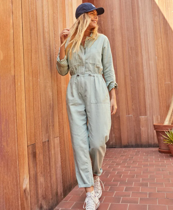 Station Cinched Jumpsuit - Outerworn made by Outerknown