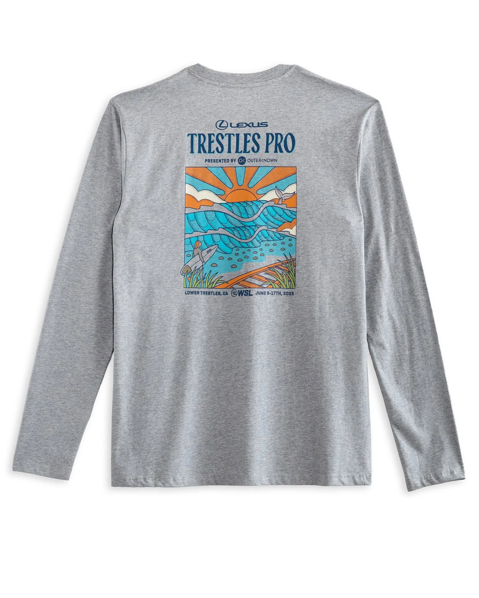 Outerknown Trestles Pro Unisex LS Tee - Outerworn sold by Outerknown product image thumbnail 2