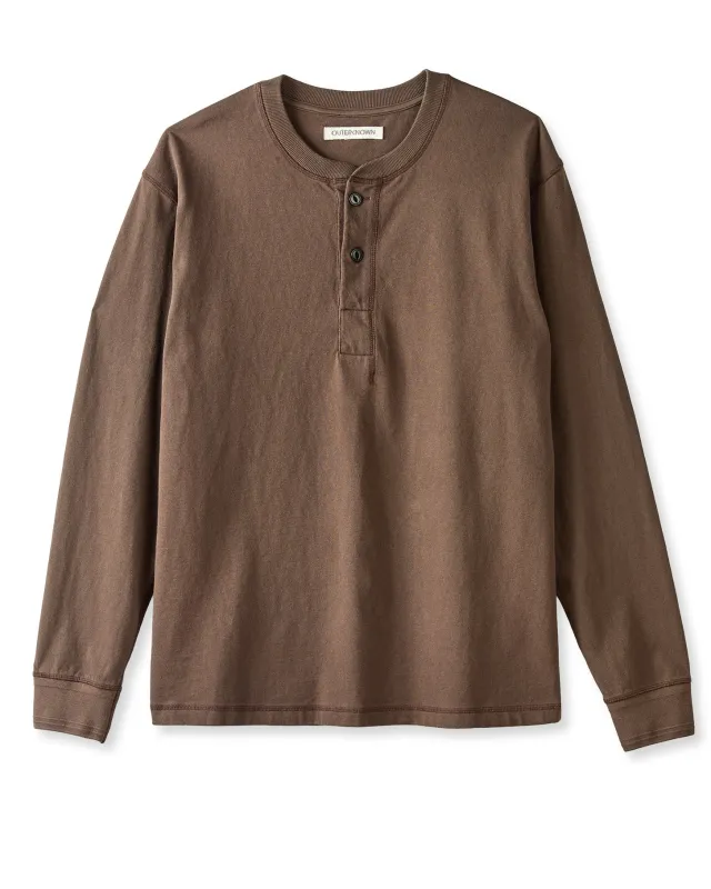 The Big Heavy Tee Henley made by Outerknown