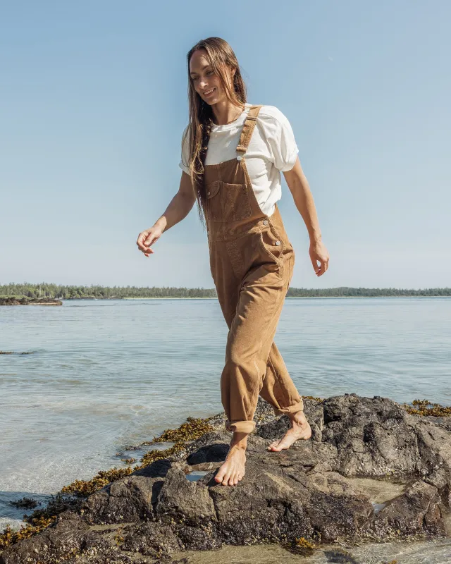 Voyage Cord Overalls made by Outerknown