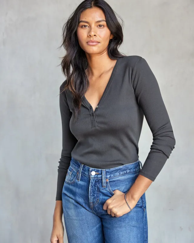 Sojourn Ribbed Henley - FINAL SALE sold by Outerknown