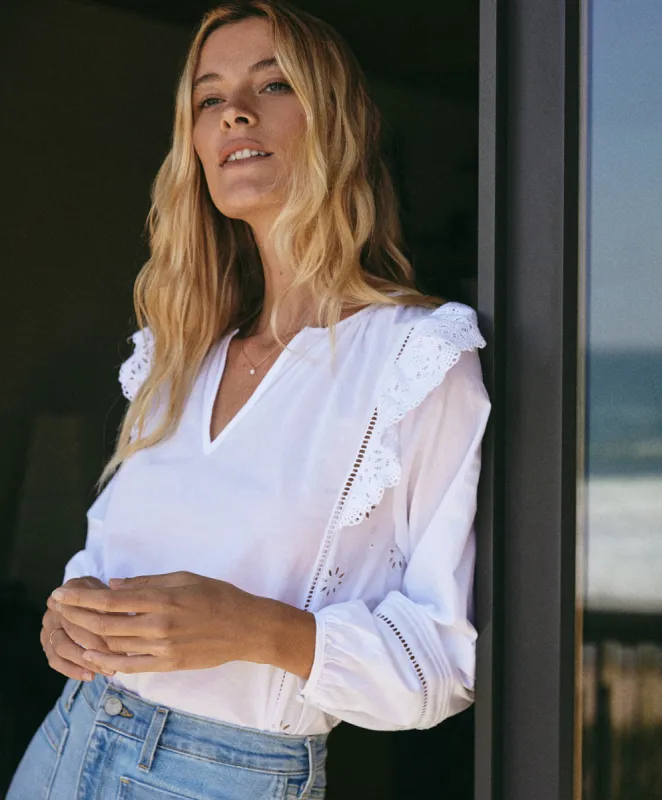 Jolie Ruffle Top - FINAL SALE sold by Outerknown